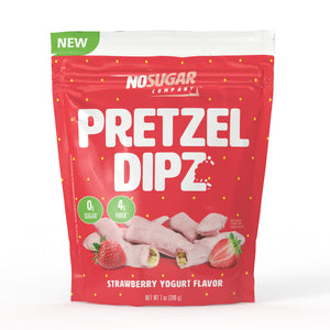 No Sugar Pretzel Dipz Strawberry Yogurt Flavor