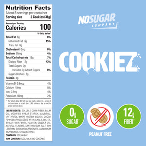 No Sugar Sandwich Cookiez 240g US