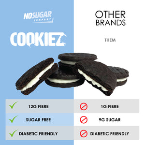 No Sugar Sandwich Cookiez 240g US