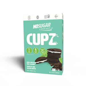 No Sugar Keto Cupz Dark Chocolate Mint - 10 Pack