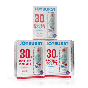 Joyburst Clear Protein - Icy Pop Flavor - 12ct (3x4ct)