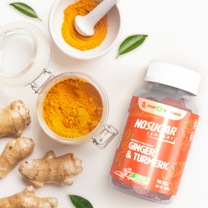 No Sugar Ginger Tumeric Gummies 90ct