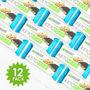 No Sugar Keto Bar Chocolate Chip Cookie Dough - 12 Bars