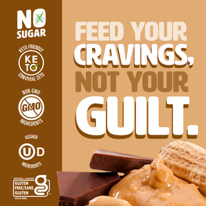 No Sugar Keto Bar Chocolate Peanut Butter - 12 Bars