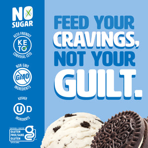 No Sugar Keto Bar Cookies and Cream - 12 Bars (New Look!)