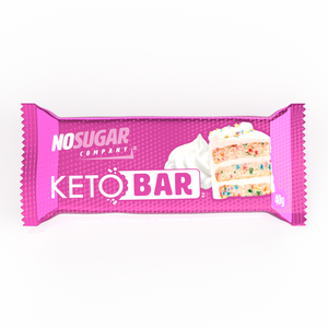 No Sugar Keto Bar Birthday Cake - 12 Bars (New Look!)
