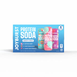 JOYBURST Protein Soda (4g) 15ct - Variety Pack