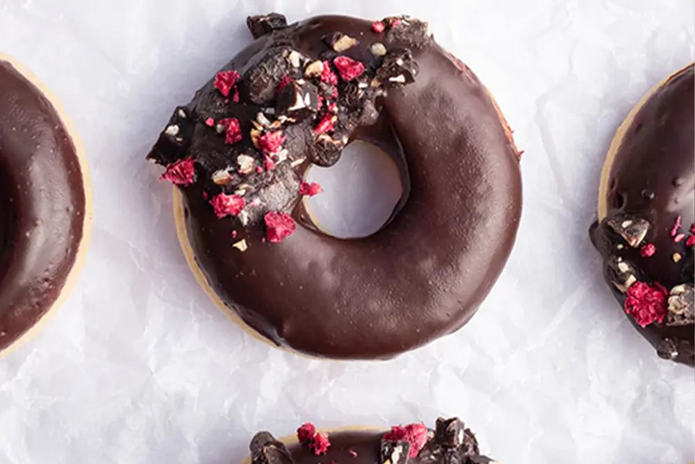 No Sugar Company Dark Chocolate Fudge Keto Donuts