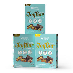 JOYBAR Collagen Bar - Chocolate Peanut Butter Flavour - 12 Bars, 40g (1.41oz) per Bar