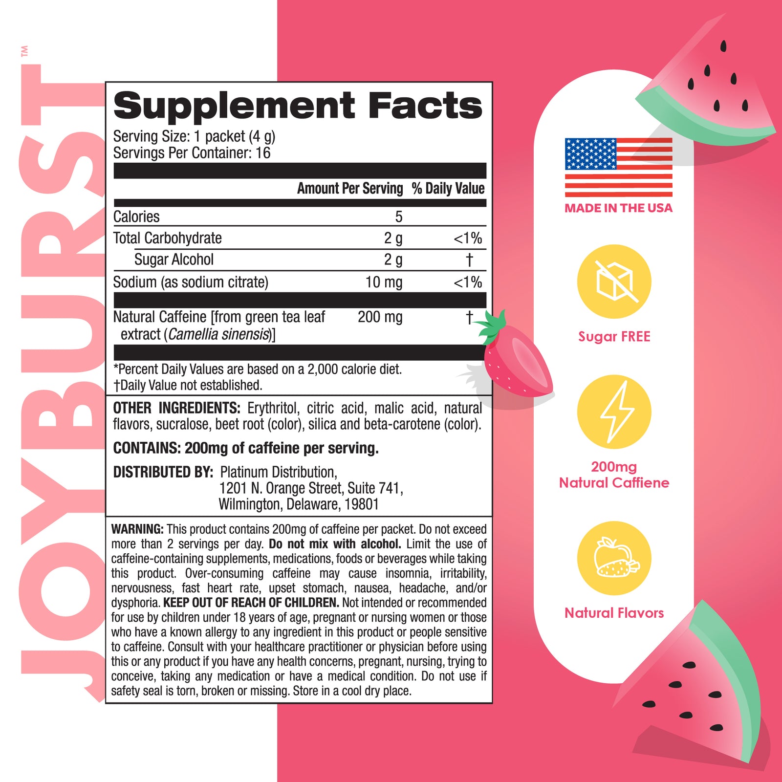 Joyburst Energy Stick - Frose Rose