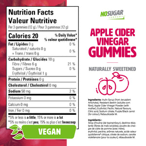 New + Improved No Sugar Apple Cider Vinegar Gummies