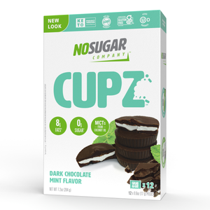 No Sugar Keto Cup Dark Chocolate Mint - 12 Cups