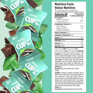No Sugar Keto Cupz Dark Chocolate Mint - 10 Pack