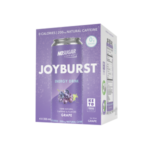 Joyburst Energy Drink Grape - 3 x 4 pack