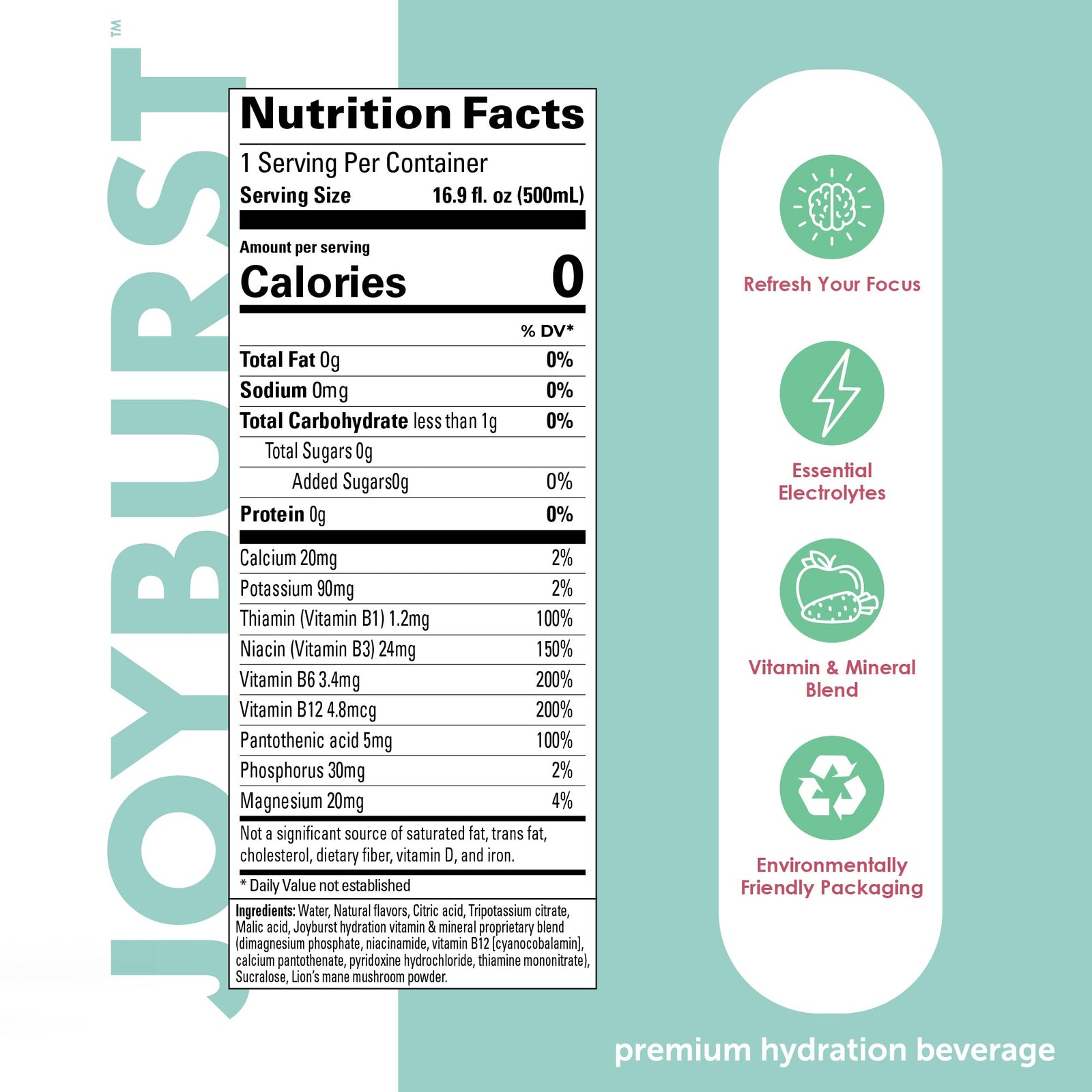 Joyburst Hydration Variety Tetra Pack - 18 Pack