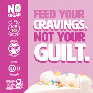 No Sugar Keto Bar Birthday Cake - 12 Bars (New Look!)