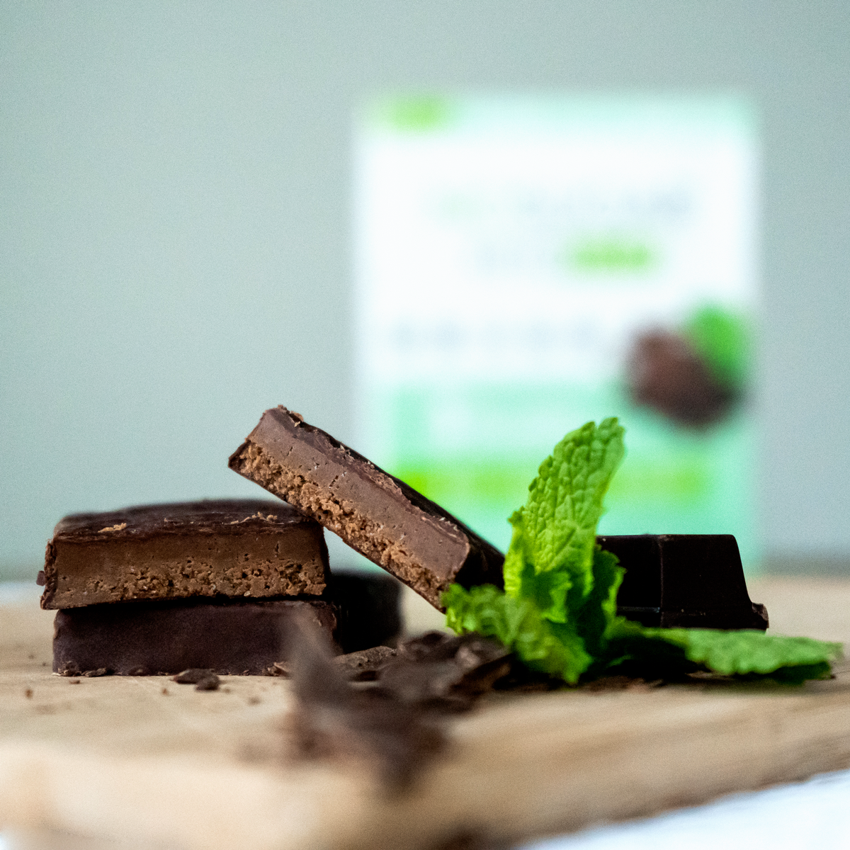 No Sugar Keto Bar Chocolate Mint - 12 Bars