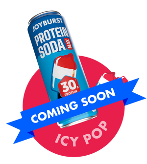 NEW! Joyburst Protein Soda Max 30g Icy Pop 15ct US