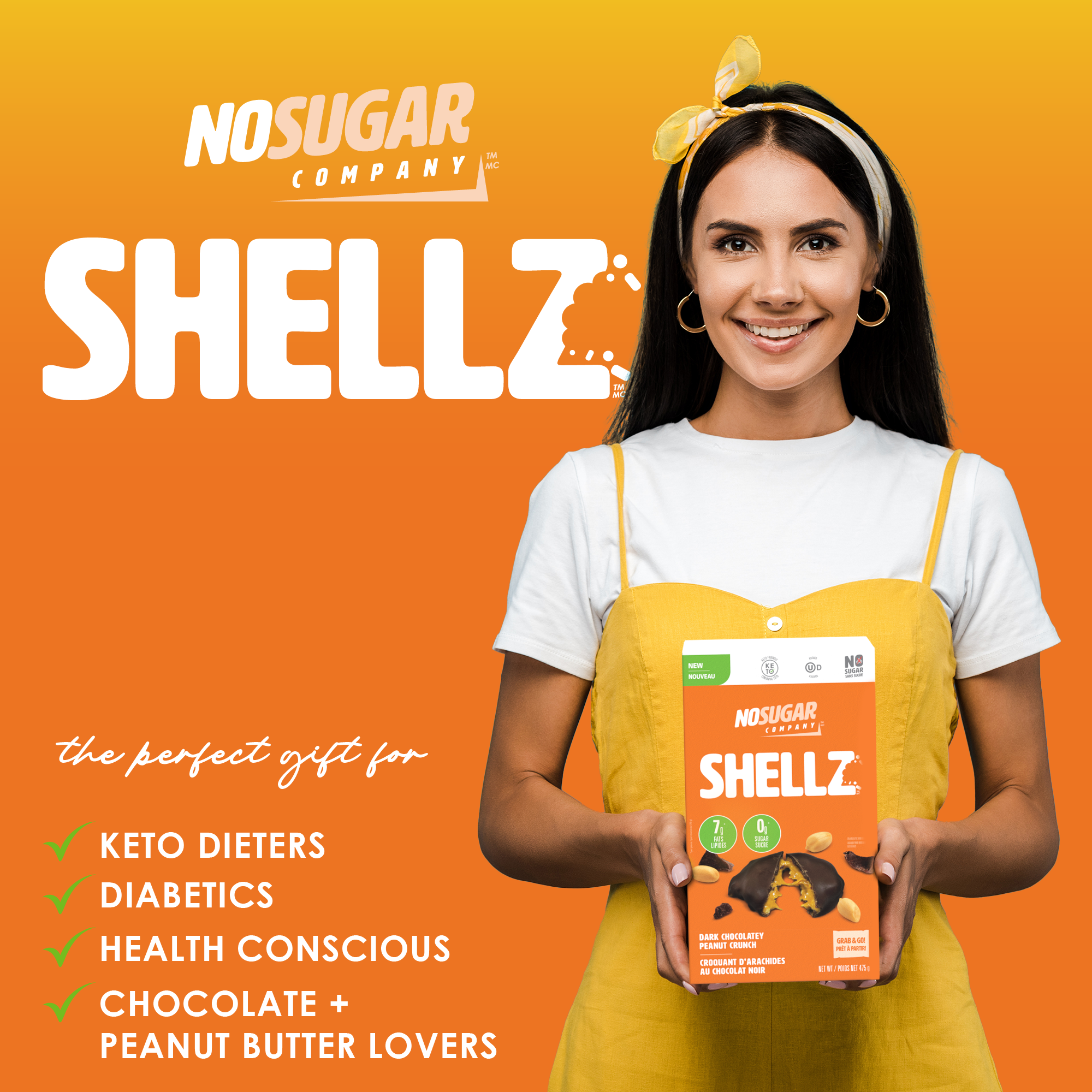 No Sugar Keto Shellz Chocolatey Peanut Crunch | The No Sugar