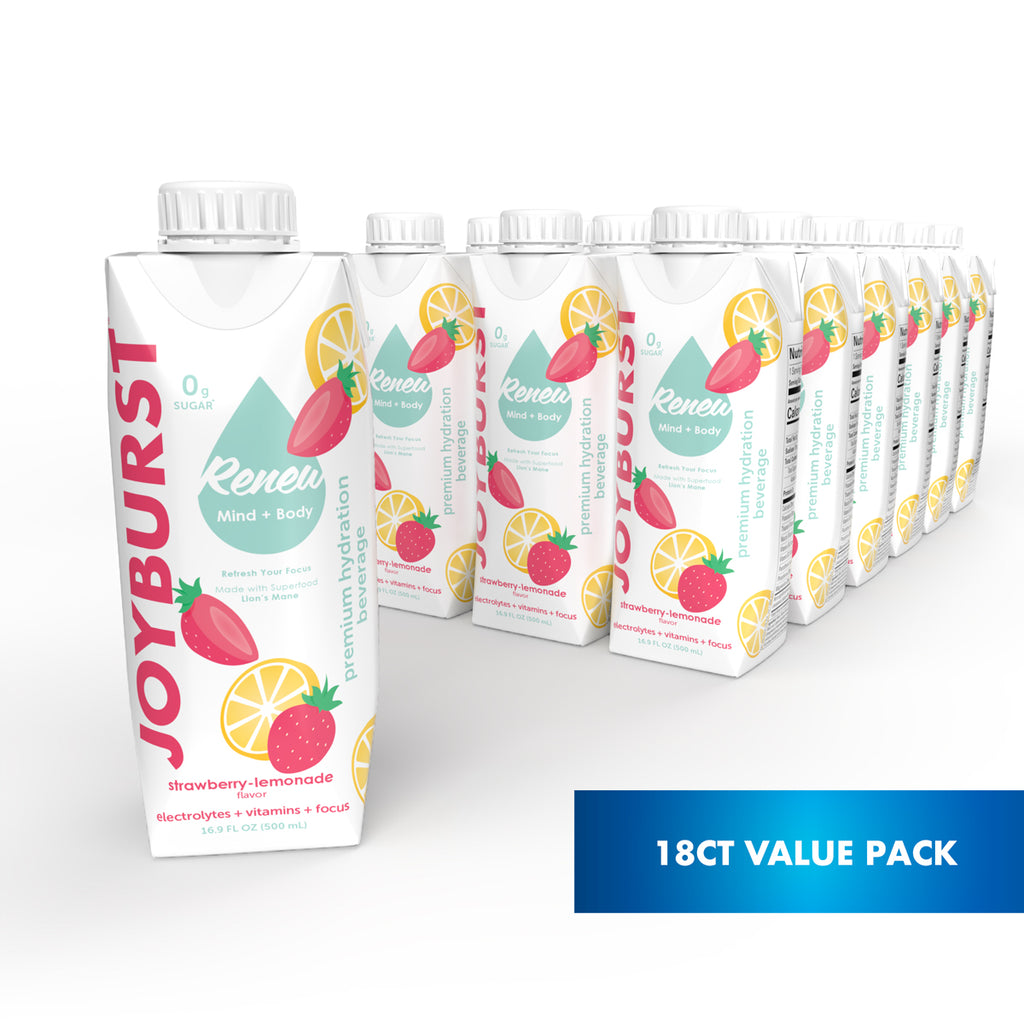 Joyburst Hydration Strawberry-Lemonade - 18 Pack - No Sugar