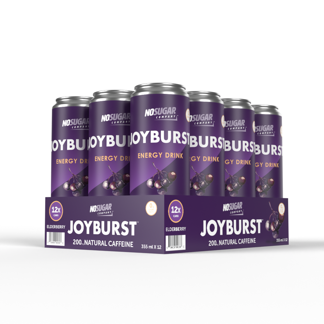 Joyburst Energy Drink Elderberry - 12 pack