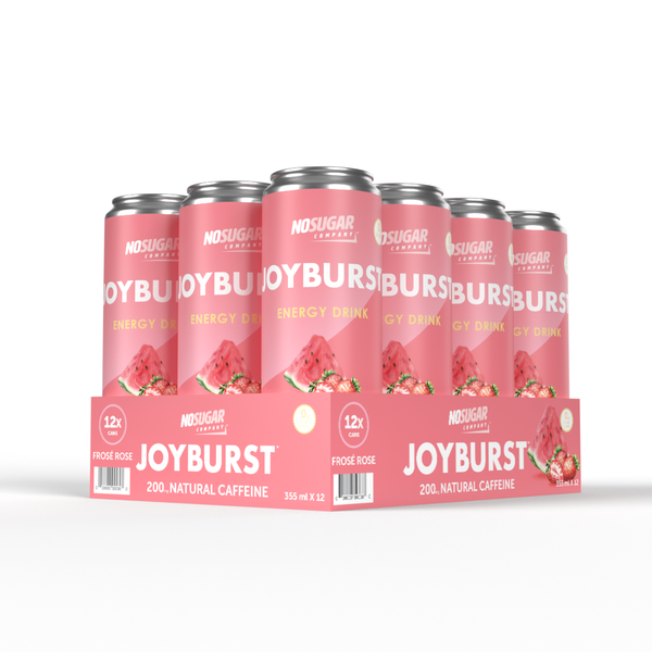 Joyburst Energy Drink Frose Rose - 12 pack - No Sugar Company Inc.