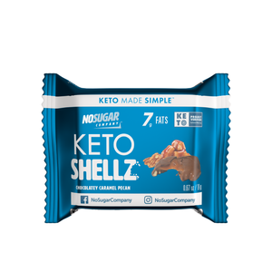 No Sugar Keto Shellz Chocolatey Caramel Pecan - 25 pieces